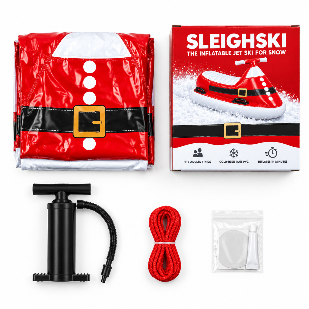 The Sleighski – Inflatable Santa Jet Ski Sled